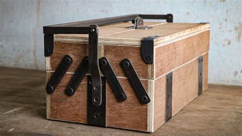 how to make a metal tool box drawers|foldable metal tool tote box.